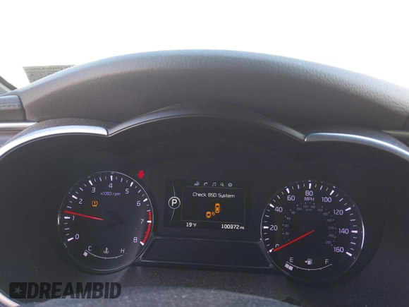 2015 Kia Optima SXL Turbo with VIN 5XXGR4A65FG428023, listed as a IAAI auction lot 41416027 with 100,372 mi miles and . Bid and sale history available at DreamBid. Image 7.