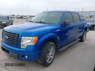 2014 Ford F-150 XL with VIN 1FTEW1CM9EFC15292, listed as a IAAI auction lot 41813091 with 125,339 mi miles. Bid and sale history available at carsss.com. Image 2.