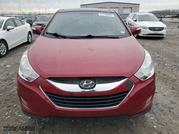 2012 Hyundai Tucson Limited with VIN KM8JU3AC5CU463909, listed as a Copart auction lot 51795645 with 166,293 mi miles and Clean Title. Bid and sale history available at carsss.com. Image 5.