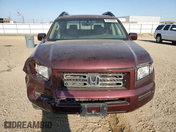 2007 Honda Ridgeline RTL w/Leather with VIN 2HJYK16527H522359, listed as a Copart auction lot 75229004 with 190,597 mi miles and Salvage Title. Bid and sale history available at carsss.com. Image 5.