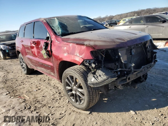 2018 Jeep Grand Cherokee High Altitude z VIN 1C4RJFCG9JC476134, wystawiony jako Copart lot #88919085 z przebiegiem 124 980 mil mil oraz Szkoda całkowita • Salvage title. Historia ofert i sprzedaży dostępna na DreamBid. Obrazek 4.