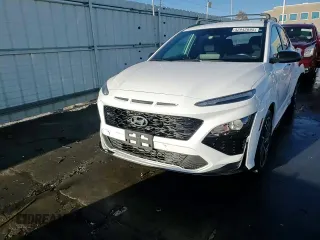 2022 Hyundai Kona N Line with VIN KM8K3CA33NU796555, listed as a Copart auction lot 42942895 with 39,328 mi miles and Salvage Title. Bid and sale history available at carsss.com. Image 14.