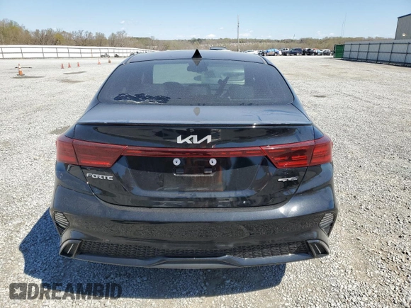 2024 Kia Forte GT-Line with VIN 3KPF54AD0RE742942, listed as a Copart auction lot 50396435 with 12,853 mi miles and Salvage Title. Bid and sale history available at carsss.com. Image 6.