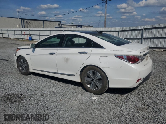 2014 Hyundai Sonata Hybrid Limited with VIN KMHEC4A45EA106270, listed as a Copart auction lot 54578115 with 181,747 mi miles and Clean Title. Bid and sale history available at carsss.com. Image 2.