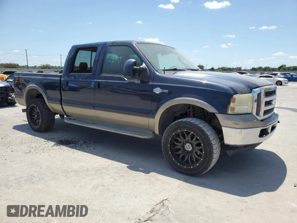 2006 Ford Super Duty F-250 XL with VIN 1FTSW21P06EA10005, listed as a Copart auction lot 66816574 with 251,977 mi miles and Salvage Title. Bid and sale history available at carsss.com. Image 4.