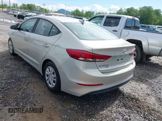 2017 Hyundai Elantra SE with VIN 5NPD74LF4HH182059, listed as a IAAI auction lot 42177631 with 139,460 mi miles and . Bid and sale history available at DreamBid. Image 3.