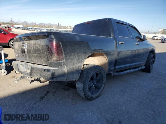 2014 Ram 1500 Express with VIN 1C6RR7KT9ES432084, listed as a Copart auction lot 45543475 with 146,655 mi miles and Salvage Title. Bid and sale history available at carsss.com. Image 3.