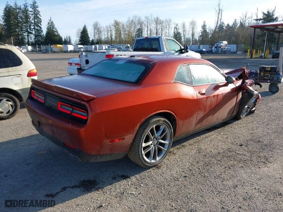 2022 Dodge Challenger GT with VIN 2C3CDZKG5NH223819, listed as a IAAI auction lot 41966794 with 48,159 mi miles. Bid and sale history available at carsss.com. Image 4.