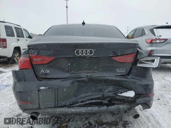2015 Audi A3 2.0T Premium Plus with VIN WAUEFGFF6F1125982, listed as a Copart auction lot 46161475 with 129,183 mi miles and Salvage Title. Bid and sale history available at carsss.com. Image 6.