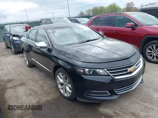 2019 Chevrolet Impala Premier with VIN 1G1105S36KU105588, listed as a IAAI auction lot 42106517 with 108,943 mi miles and . Bid and sale history available at DreamBid. Image 1.