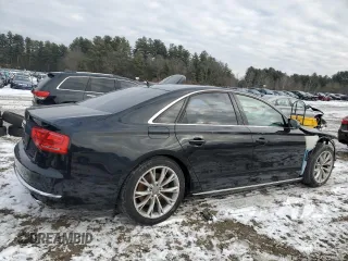 2013 Audi A8 3.0L z VIN WAUAGAFD7DN001507, wystawiony jako Copart lot #82858154 z przebiegiem 125 735 mil mil oraz Czysty tytuł • Clean title. Historia ofert i sprzedaży dostępna na DreamBid. Obrazek 3.