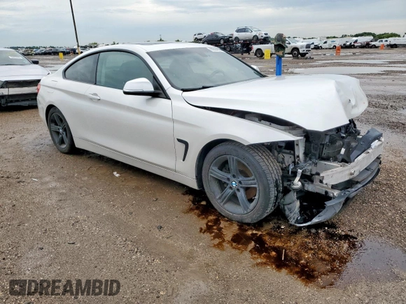 2015 BMW 4 Series 428i with VIN WBA3N7C59FK222559, listed as a Copart auction lot 60604025 with 151,375 mi miles and Salvage title. Bid and sale history available at DreamBid. Image 4.