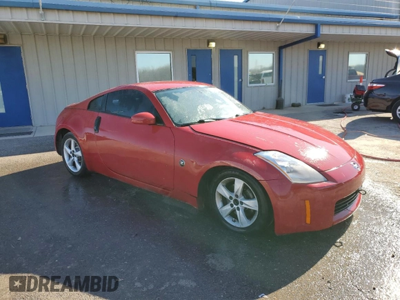 2005 Nissan 350Z Touring with VIN JN1AZ34D65M606303, listed as a Copart auction lot 42091085 with 159,838 mi miles and Salvage Title. Bid and sale history available at carsss.com. Image 4.