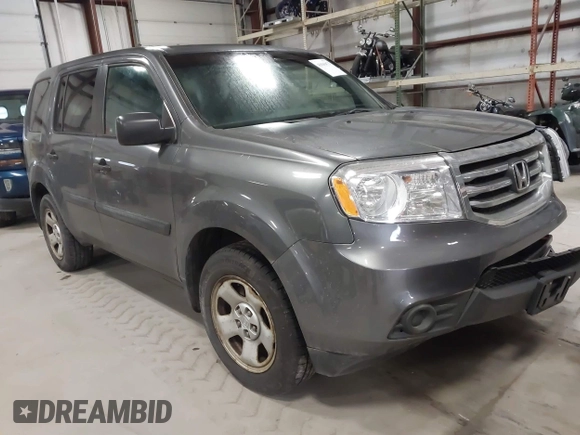 2012 Honda Pilot LX with VIN 5FNYF4H21CB085788, listed as a IAAI auction lot 41690873 with 125,165 mi miles and . Bid and sale history available at carsss.com. Image 1.