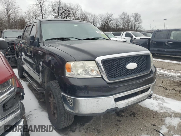 2007 Ford F-150 XLT with VIN 1FTRW14W67FB36392, listed as a Copart auction lot 43445435 with 187,237 mi miles and Clean title. Bid and sale history available at DreamBid. Image 4.