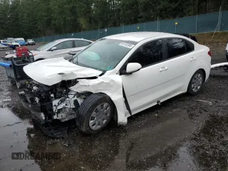 2022 Kia Rio S with VIN 3KPA24AD7NE448158, listed as a Copart auction lot 52122265 with 0 mi miles and Salvage Title. Bid and sale history available at carsss.com. Image 1.