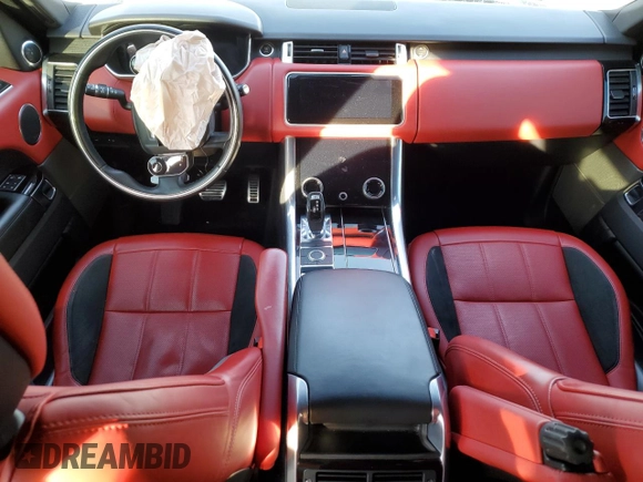 2018 Land Rover Range Rover Sport with VIN SALWR2RE9JA812122, listed as a Copart auction lot 86741334 with Not Provided miles and Salvage Title. Bid and sale history available at carsss.com. Image 8.