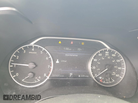 2016 Nissan Maxima SV z VIN 1N4AA6AP1GC441988, wystawiony jako Copart lot #58299485 z przebiegiem 181 431 mil mil oraz Szkoda całkowita • Salvage title. Historia ofert i sprzedaży dostępna na DreamBid. Obrazek 9.