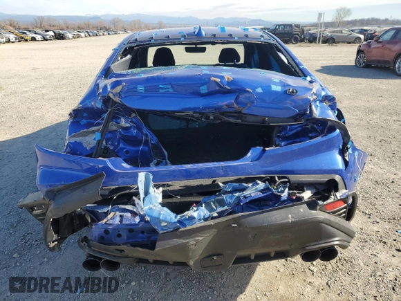 2022 Subaru WRX Premium with VIN JF1VBAH61N8007312, listed as a Copart auction lot 89149885 with 38,594 mi miles and Salvage Title. Bid and sale history available at carsss.com. Image 6.