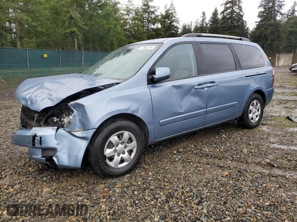 2009 Kia Sedona LX with VIN KNDMB233896312655, listed as a Copart auction lot 77863774 with 213,300 mi miles and Salvage Title. Bid and sale history available at carsss.com. Image 1.