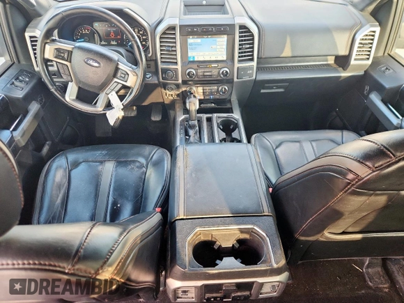 2018 Ford F-150 XL with VIN 1FTFW1EG0JFC00413, listed as a Copart auction lot 63479205 with 204,400 mi miles and Salvage title. Bid and sale history available at DreamBid. Image 8.