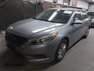 2017 Hyundai Sonata SE with VIN 5NPE24AFXHH489693, listed as a IAAI auction lot 41478117 with 115,043 mi miles. Bid and sale history available at carsss.com. Image 2.