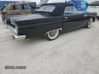 1957 Ford Thunderbird with VIN D7FH241317, listed as a Copart auction lot 78263654 with 92,102 mi miles and Salvage Title. Bid and sale history available at DreamBid. Image 3.