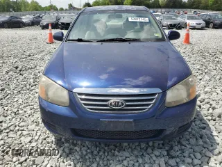 2009 Kia Spectra EX with VIN KNAFE222X95604934, listed as a Copart auction lot 53872145 with 86,838 mi miles and Clean Title. Bid and sale history available at carsss.com. Image 5.