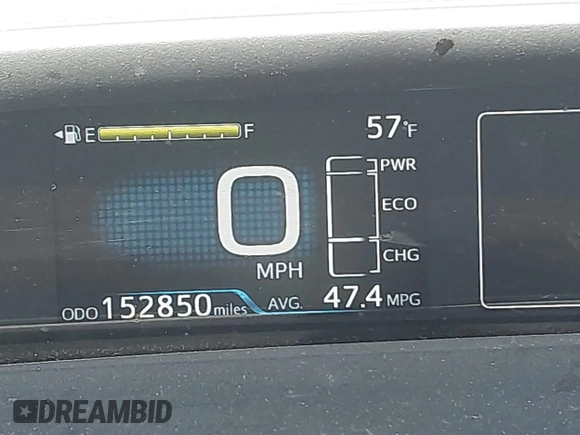 2016 Toyota Prius Two with VIN JTDKBRFU4G3016339, listed as a IAAI auction lot 41797904 with 152,850 mi miles. Bid and sale history available at carsss.com. Image 16.