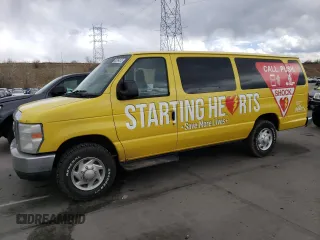 2012 Ford Econoline Passenger XL with VIN 1FBSS3BS4CDB20579, listed as a Copart auction lot 50754515 with 189,191 mi miles and Salvage Title. Bid and sale history available at DreamBid. Image 1.
