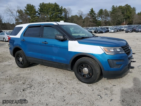 2018 Ford Police Interceptor Utility with VIN 1FM5K8AR9JGC16929, listed as a Copart auction lot 49437505 with 151,168 mi miles and Clean Title. Bid and sale history available at carsss.com. Image 4.