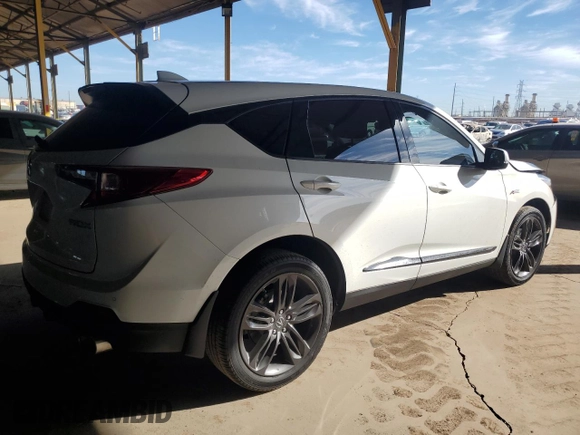 2020 Acura RDX w/A-Spec Pkg with VIN 5J8TC1H65LL019456, listed as a Copart auction lot 46655245 with 56,335 mi miles and Salvage Title. Bid and sale history available at carsss.com. Image 3.