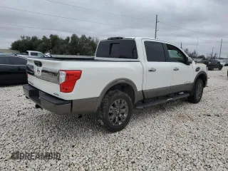 2017 Nissan Titan Platinum Reserve z VIN 1N6AA1E56HN542534, wystawiony jako Copart lot #44550645 z przebiegiem Nie podano mil oraz Szkoda całkowita • Salvage title. Historia ofert i sprzedaży dostępna na DreamBid. Obrazek 3.