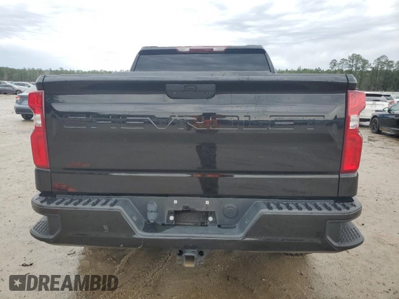 2022 Chevrolet Silverado 1500 Custom with VIN 1GCPWBEK8NZ109392, listed as a Copart auction lot 45020425 with 87,243 mi miles and Salvage Title. Bid and sale history available at DreamBid. Image 6.