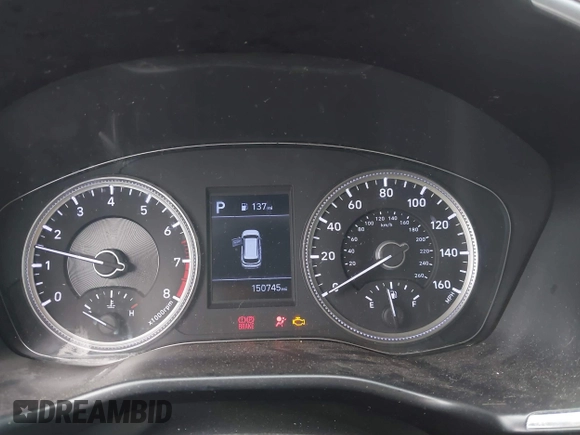 2019 Hyundai Santa Fe SE with VIN 5NMS23AD9KH037136, listed as a IAAI auction lot 41744001 with 150,745 mi miles. Bid and sale history available at carsss.com. Image 7.