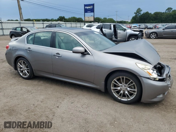 2008 Infiniti G35 with VIN JNKBV61E48M202723, listed as a Copart auction lot 62331224 with 124,885 mi miles and Non Repairable. Bid and sale history available at DreamBid. Image 4.