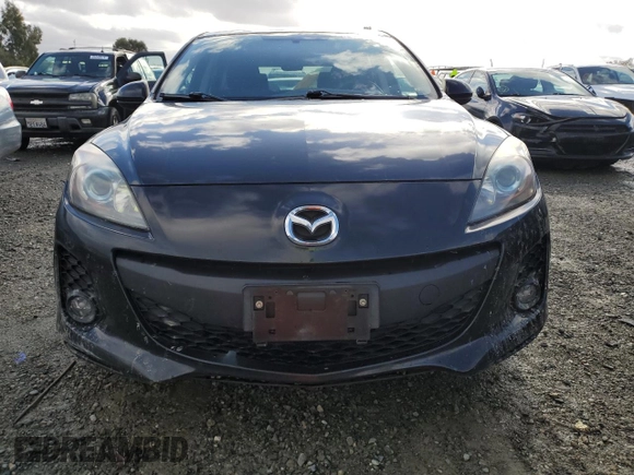 2013 Mazda 3 i Touring with VIN JM1BL1L85D1707327, listed as a Copart auction lot 84554514 with 134,704 mi miles and Salvage title. Bid and sale history available at DreamBid. Image 5.