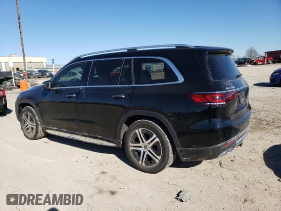 2021 Mercedes-Benz GLS with VIN 4JGFF5KE9MA402996, listed as a Copart auction lot 40803303 with 19,559 mi miles. Bid and sale history available at carsss.com. Image 2.