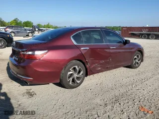 2016 Honda Accord Sedan LX with VIN 1HGCR2F30GA223080, listed as a Copart auction lot 52687775 with 130,420 mi miles and Salvage Title. Bid and sale history available at carsss.com. Image 3.