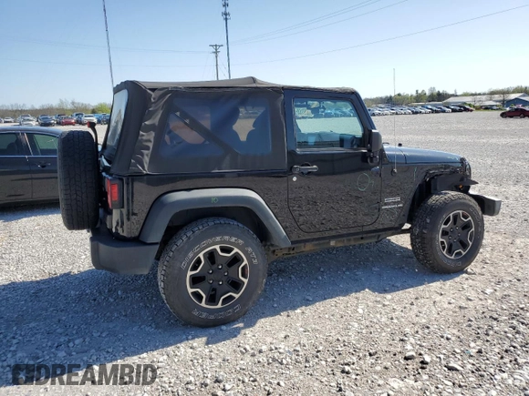 2014 Jeep Wrangler Sport with VIN 1C4AJWAG5EL192554, listed as a Copart auction lot 52501535 with 117,038 mi miles and Salvage Title. Bid and sale history available at carsss.com. Image 3.