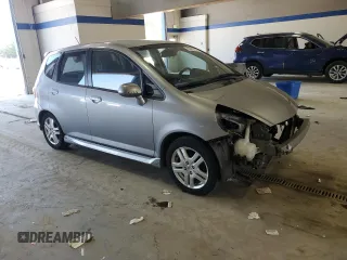 2007 Honda Fit Sport with VIN JHMGD37637S055263, listed as a Copart auction lot 65892135 with 347,782 mi miles and Salvage title. Bid and sale history available at DreamBid. Image 4.