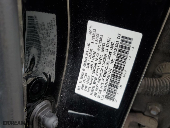 2015 Honda Accord Sedan Sport with VIN 1HGCR2F54FA267230, listed as a Copart auction lot 51692175 with 117,525 mi miles and Clean Title. Bid and sale history available at carsss.com. Image 12.