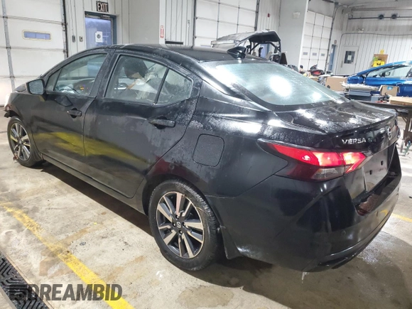 2021 Nissan Versa SV with VIN 3N1CN8EVXML894666, listed as a Copart auction lot 41334855 with 58,310 mi miles and Salvage Title. Bid and sale history available at DreamBid. Image 2.