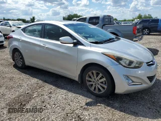 2015 Hyundai Elantra SE with VIN 5NPDH4AE8FH639606, listed as a Copart auction lot 55970335 with 87,714 mi miles and Salvage title. Bid and sale history available at DreamBid. Image 4.