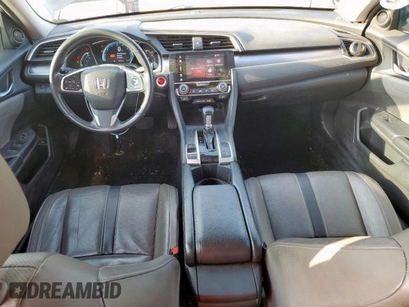 2016 Honda Civic Sedan EX-L with VIN 19XFC1F72GE020165, listed as a Copart auction lot 54085515 with 157,622 mi miles and Clean Title. Bid and sale history available at carsss.com. Image 8.