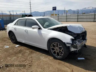 2015 Chrysler 300 with VIN 2C3CCAGG3FH908903, listed as a Copart auction lot 48809095 with 109,850 mi miles and Salvage Title. Bid and sale history available at carsss.com. Image 4.