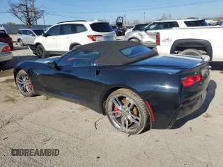 2015 Chevrolet Corvette Z51 3LT with VIN 1G1YM3D72F5104008, listed as a Copart auction lot 82122084 with 81,311 mi miles and Salvage Title. Bid and sale history available at carsss.com. Image 2.