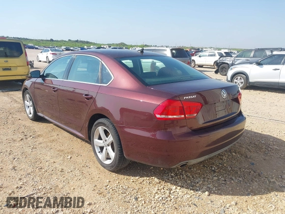 2013 Volkswagen Passat SE с VIN 1VWBN7A31DC127398, выставлен на аукционе IAAI как лот 42035829 с пробегом 103 974 миль миль и . История ставок и продаж доступна на DreamBid. Изображение 3.