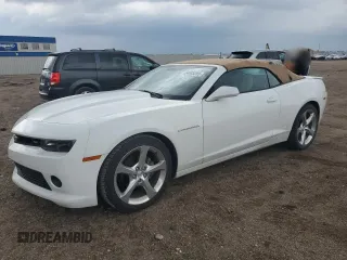 2014 Chevrolet Camaro LT with VIN 2G1FC3D39E9181306, listed as a Copart auction lot 54545255 with 112,057 mi miles and Salvage title. Bid and sale history available at DreamBid. Image 1.