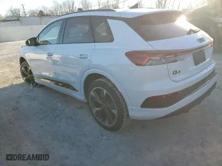 2023 Audi Q4 e-tron Premium Plus with VIN WA1L2BFZ7PP004096, listed as a Copart auction lot 82879694 with 6,838 mi miles and Salvage Title. Bid and sale history available at carsss.com. Image 2.